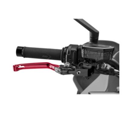Puig 4.0 folding brake lever red and silver selector