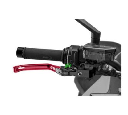 Levier de frein rabattable Puig 4.0 selecteur rouge et vert