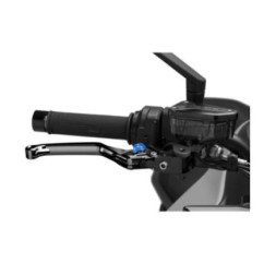 Maneta de freno fija Puig 4.0 negra y selector azul