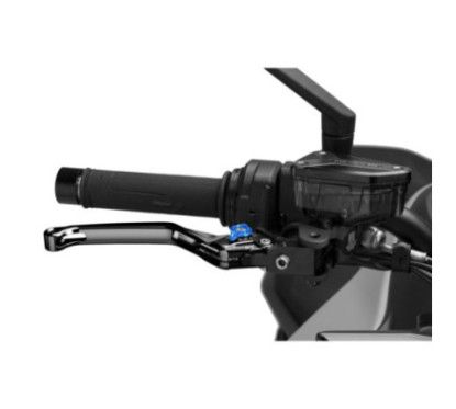 Puig 4.0 fixed brake lever black and blue selector