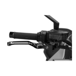 Puig 4.0 brake lever fixed black and silver selector