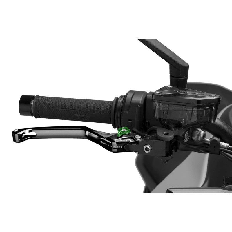 Levier de frein fixe Puig 4.0 selecteur noir et vert
