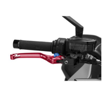 Puig 4.0 fixed brake lever red and blue selector