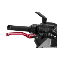 Puig 4.0 fixed brake lever red and titanium selector
