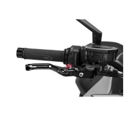 Puig 4.0 brake lever fixed short black and red selector