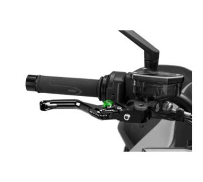 Puig 4.0 brake lever fixed short black and green selector