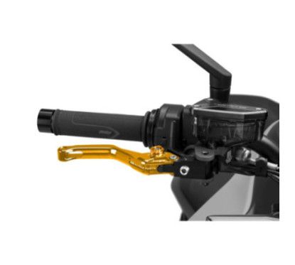 Puig 4.0 brake lever fixed short gold and gold selector