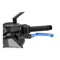 Levier d'embrayage pliable Puig 4.0 selecteur bleu et noir