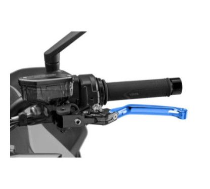 Levier d'embrayage pliable Puig 4.0, selecteur bleu et argent