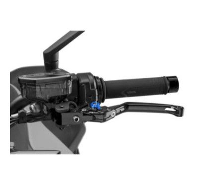 Levier d'embrayage pliable Puig 4.0 selecteur noir et bleu