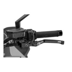 Puig 4.0 folding clutch lever black and black selector