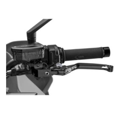 Puig 4.0 folding clutch lever black and titanium selector