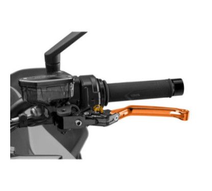 Levier d'embrayage pliable Puig 4.0 selecteur orange et or