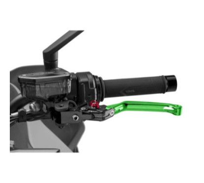 Maneta de embrague plegable Puig 4.0 selector verde y rojo