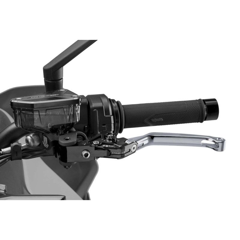 Levier d'embrayage pliable Puig 4.0 selecteur titane et noir