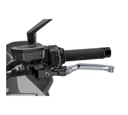 Maneta de embrague plegable Puig 4.0 titanio y selector negro
