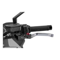 Maneta de embrague plegable Puig 4.0 titanio y selector rojo