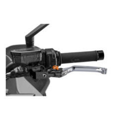 Levier d'embrayage pliable Puig 4.0 selecteur titane et orange