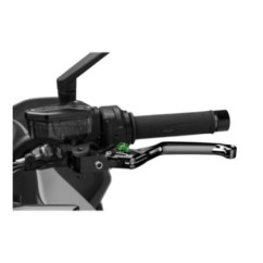 Puig 4.0 fixed clutch lever black and green selector