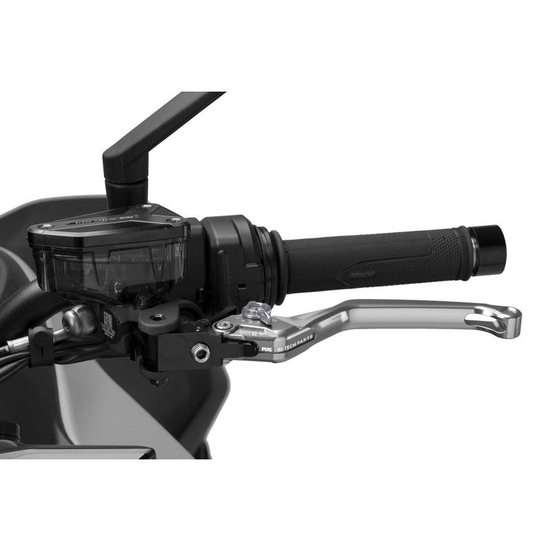 Puig 4.0 lever fixed clutch silver and titanium selector