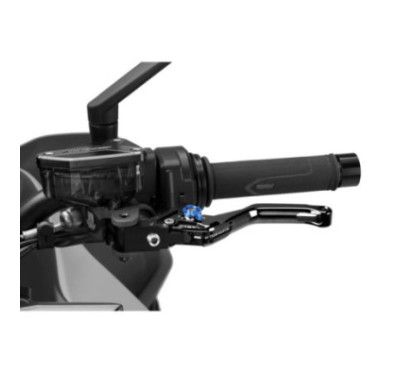 Puig 4.0 lever fixed clutch short black and blue selector