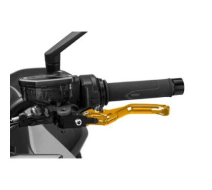 Puig 4.0 lever fixed clutch short gold and black selector