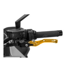 Levier d'embrayage fixe Puig 4.0 selecteur court or et argent