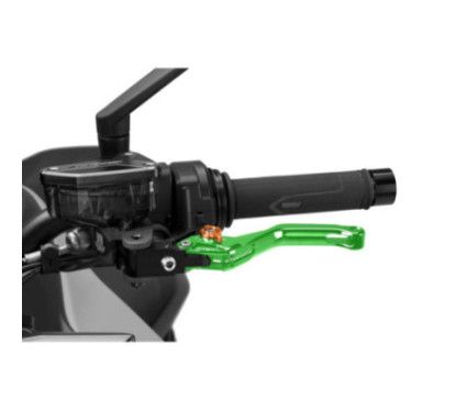 Levier d'embrayage fixe Puig 4.0 selecteur court vert et orange