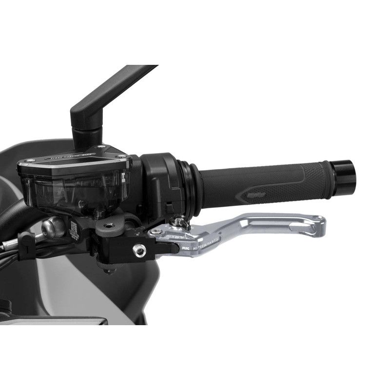 Puig 4.0 lever fixed clutch short titanium and black selector