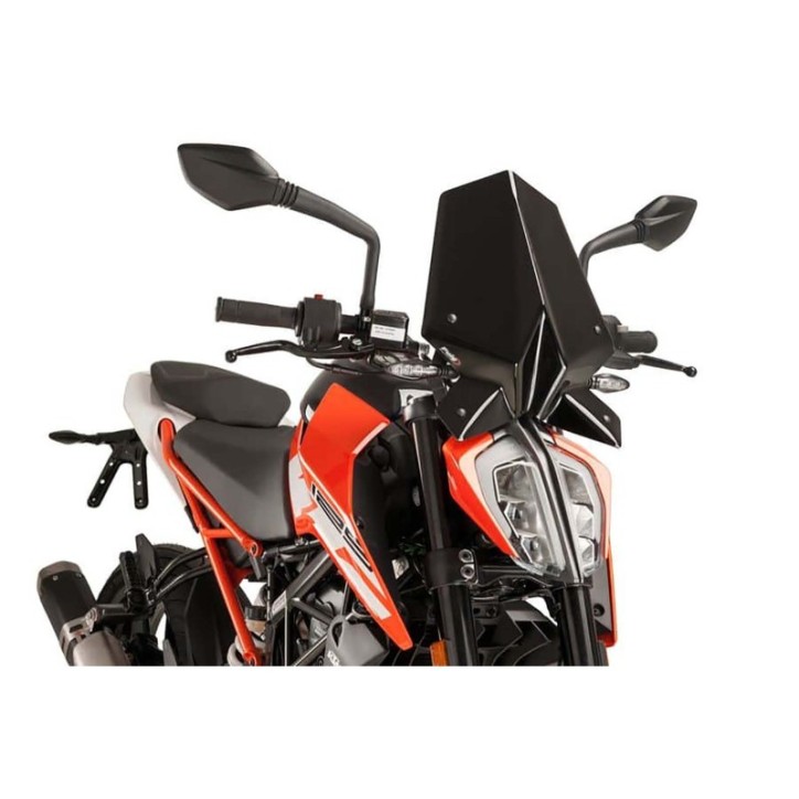 PUIG NAKED SCREEN NG SPORT KTM 125 DUKE 17-23 SCHWARZ