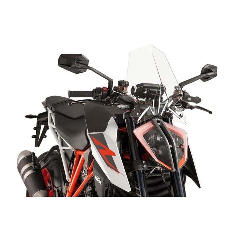 PUIG CUPOLINO NAKED NEW GENERATION SPORT PER KTM 1290 SUPERDUKE R 17'-19' TRASPARENTE