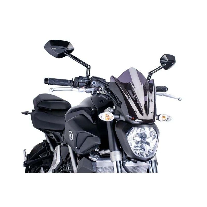 puig naked ng sport screen for yamaha mt 07 14 17 dark smoke
