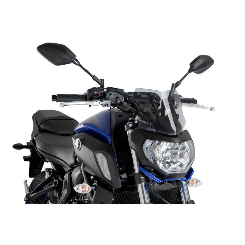 PUIG CUPOLINO NAKED NEW GENERATION SPORT PER YAMAHA MT-07 18-20' FUME CHIARO