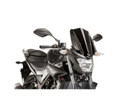 PUIG NAKED SCREEN NG TOURING YAMAHA MT-03 16-19 SCHWARZ