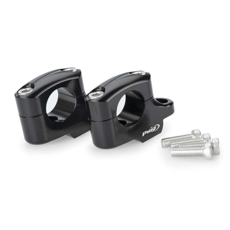 PUIG RISERS PULLBACK PER MANUBRI BMW S1000 XR 24-26 NERO-22180N | Puig