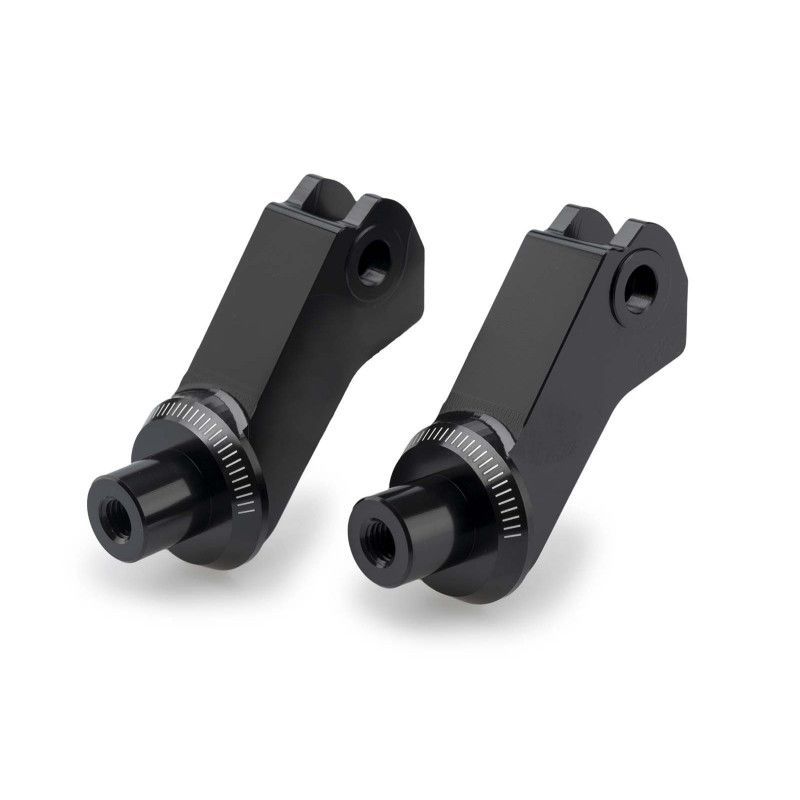 Adaptateurs de repose-pieds fixes Puig pour Triumph Scrambler 400x 24-25, noirs
