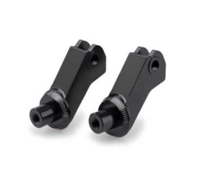 Adaptateurs de repose-pieds fixes Puig pour Triumph Scrambler 400x 24-25, noirs