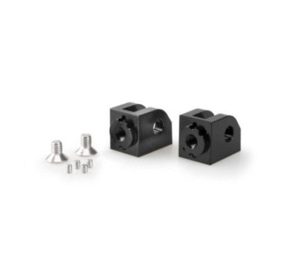 PUIG EINSTELLBARE FAHRERAUFNAHMEADAPTER YAMAHA TRACER 9 GT PLUS 2025 SCHWARZ | Puig