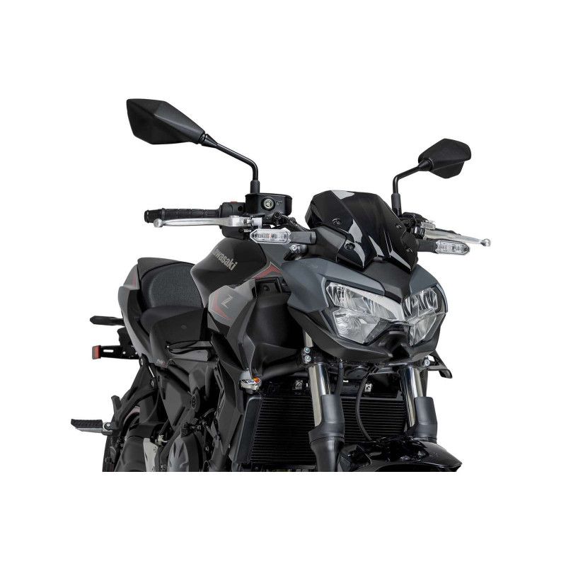 Puig Spoiler D12 Kawasaki Z650 20-24 schwarz