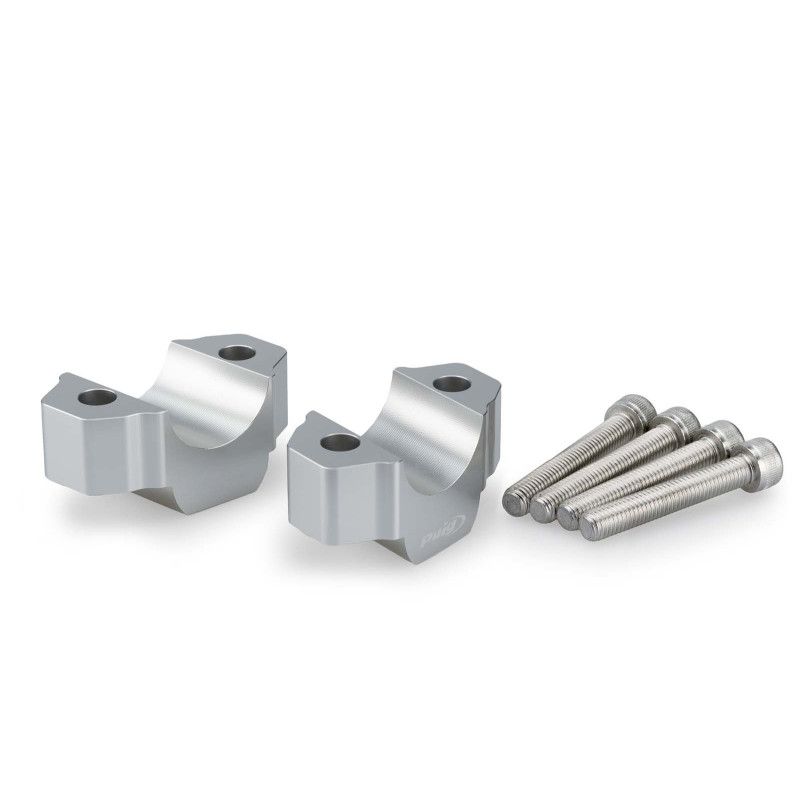 PUIG RISERS PER MANUBRI YAMAHA MT-09 SP 2024 SILVER | Puig