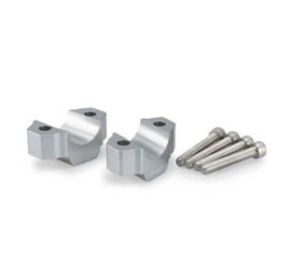 PUIG RISERS FOR HANDLEBARS YAMAHA MT-09 SP 2024 SILVER | Puig