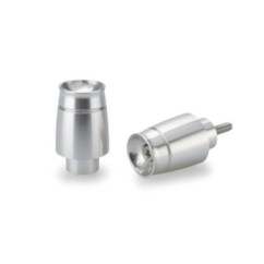Embouts de guidon Puig Sport pour Honda XL750 Transalp 23-24, argent - Accessoires moto