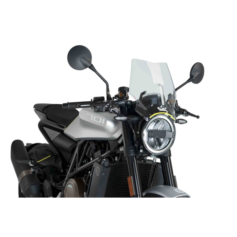 PUIG CUPOLINO NAKED NEW GENERATION SPORT PER HUSQVARNA VITPILEN 701 17-21 TRASPARENTE