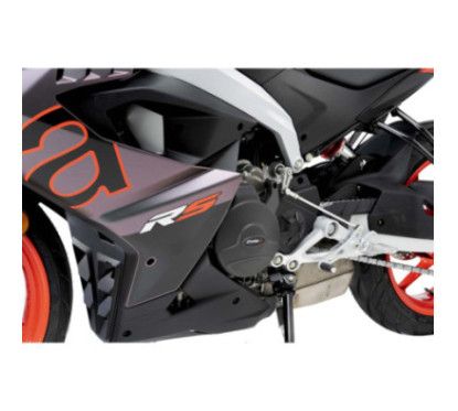 PUIG TRACK ENGINE CRANKCASE PROTECTION FOR APRILIA RS 457 24-26 CHAMPIONSHIP BLACK | Puig