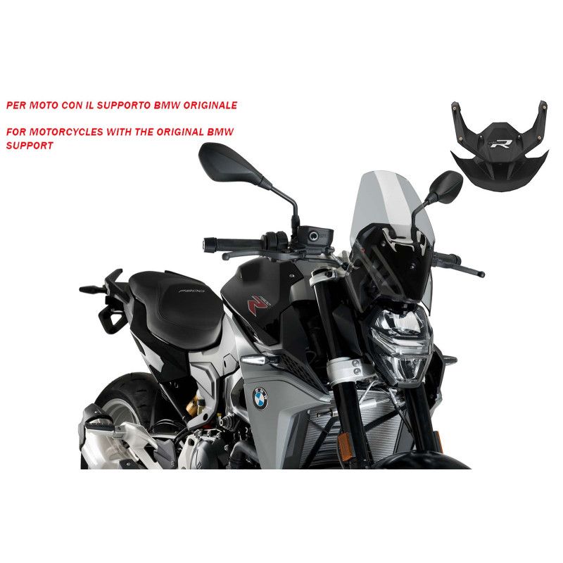 PUIG NAKED NG SPORT SCHEIBENHALTER OEM FUR BMW F900 R 20-24 LEICHT GETONT | Puig