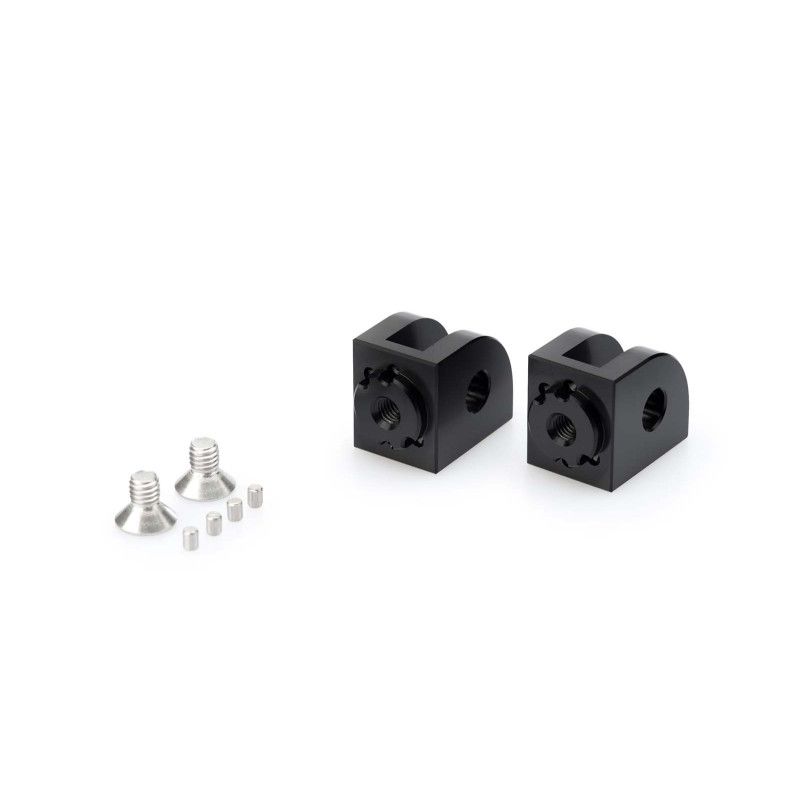 Puig adjustable rider footrest adapters for Triumph Tiger 800 Sport 2025 black