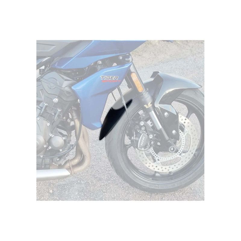 Extension de guardabarros delantero Puig para Triumph Tiger 800 Sport 2025 negro