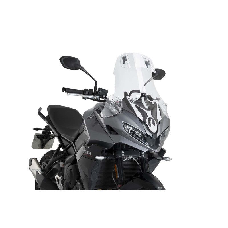 Puig Touring Windshield-Visor for Triumph Tiger 800 Sport 2025 Clear