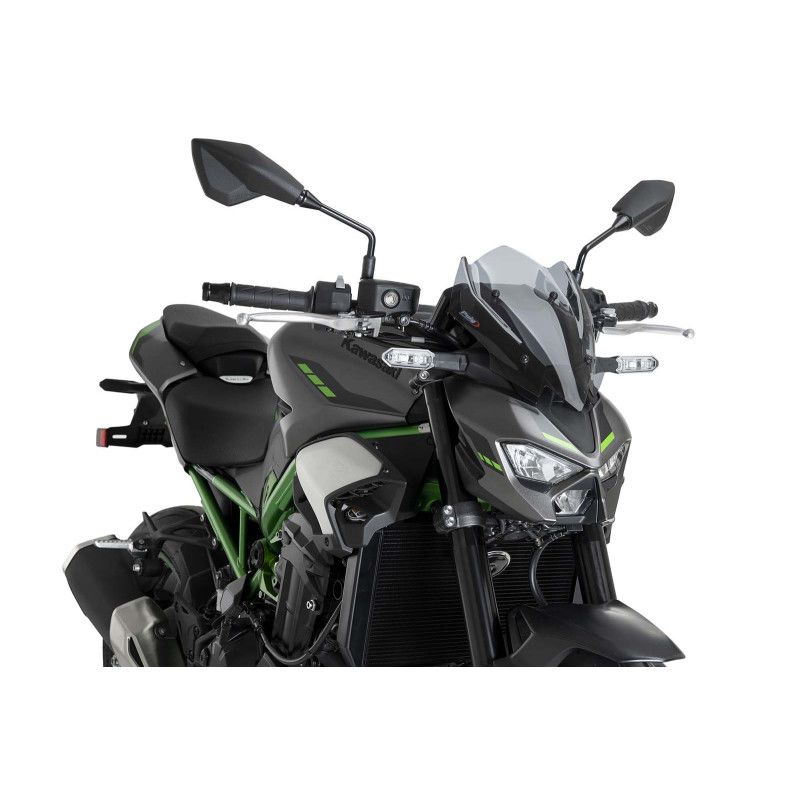 bulle puig Naked ng sport pour kawasaki z900 2025 fumee claire