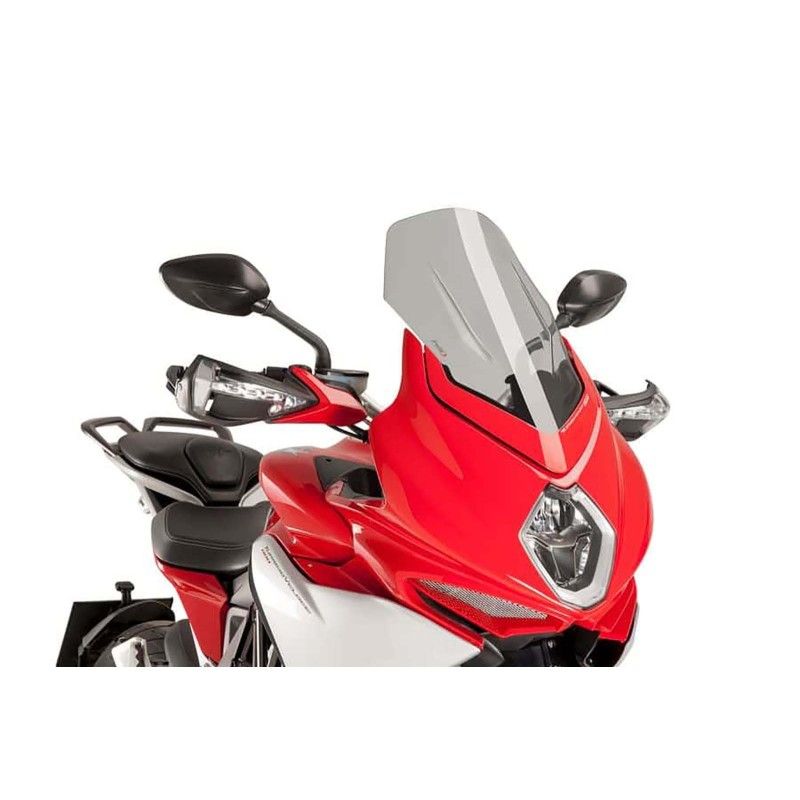 puig windshield touring for mv agusta turismo veloce 800 lusso 14 23 light smoke